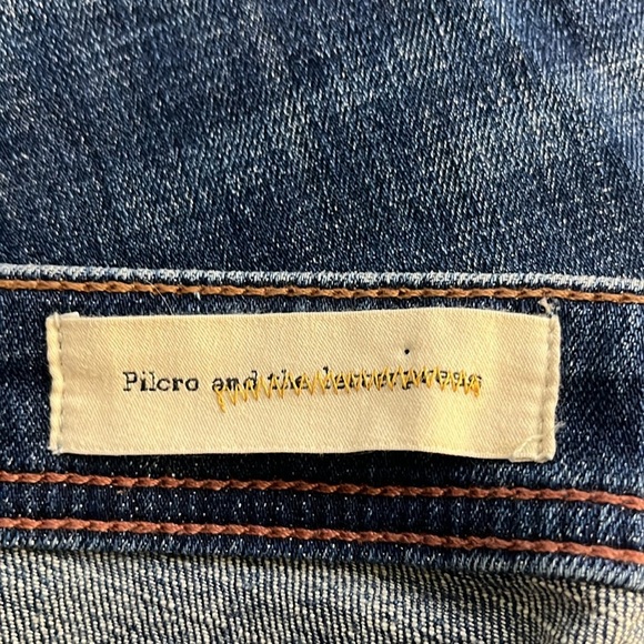 Pilcro | Anthropolgie Hyphen straight leg denim jeans Women’s size 28 stretch - Picture 9 of 13
